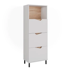 Sideboard Marelle Hvid/Artisan 60 x 169.5 cm med 4 rum Vicco
