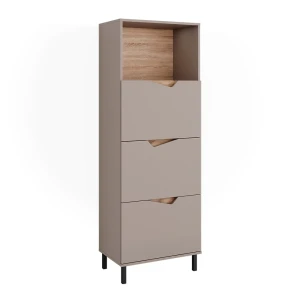 Sideboard Marelle Grå 60 x 169.5 cm med 4 rum Vicco