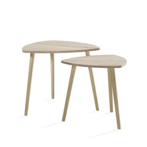 Kaffebord Twino Sonoma 60 x 50 cm Sæt med 2 stk. Vicco
