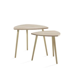 Kaffebord Twino Sonoma 48 x 45 cm Sæt med 2 stk. Vicco
