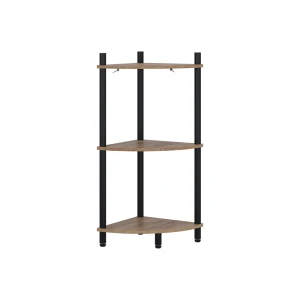 Hjørnereol Bivio Guld power eg/antracit 29 x 72 cm med 3 opbevaringsrum Vicco