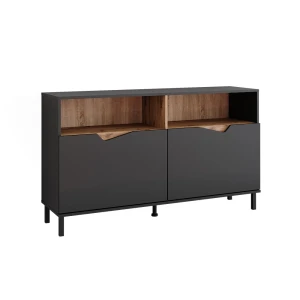 Sideboard Marelle Antracit/Artisan 140 x 81.3 cm med 2 døre Vicco