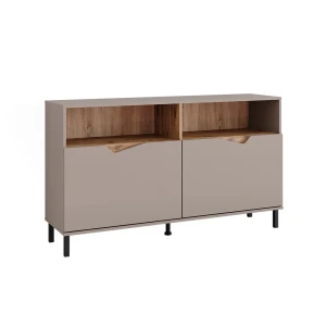 Sideboard Marelle Greige/Artisan eg 140 x 81.3 cm med 2 døre Vicco