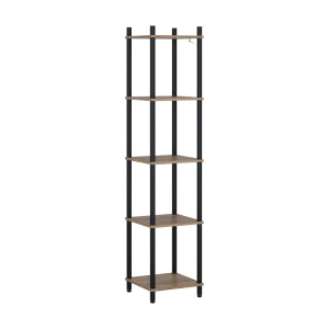 Hjørnereol Bivio Guld power eg/antracit 30 x 133 cm 5 hylder Vicco