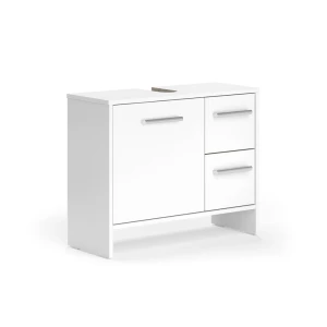 Spodná skrinka pod umývadlo Karli biely 70.2 x 57 cm s 2 zásuvkami a 1 dvierkami Vicco