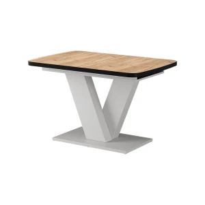 Mesa de jantar Fenaro Carvalho dourado/Branco 120-160 x 80 cm 2 Teile Vicco