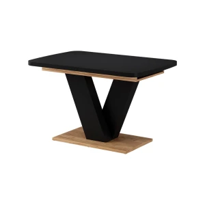 Spisebord Fenaro Sort/eg 120 x 80 cm 2 dele Vicco