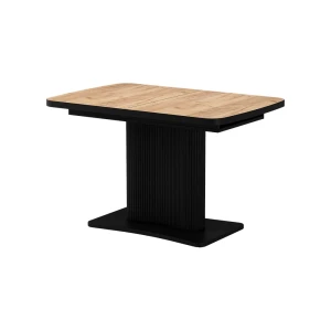 Ruokapöytä Fenaro Goldkraft tammi/Musta 120-160 x 80 cm Laajennettava Vicco