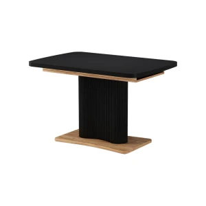Spisebord Fenaro Sort/eg 120 x 80 cm 2 dele Vicco