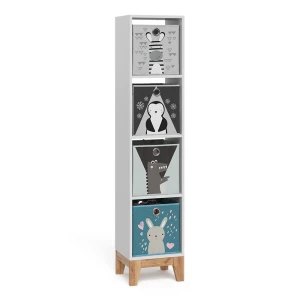 Étagère pour enfants Malia Blanc/Artisan 35.2x159.5cm Vitalispa