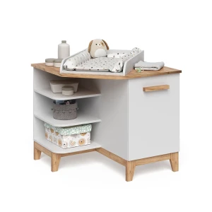 Puslebord Malia Hvid/Artisan 85 x 85.2 cm med dør Vitalispa