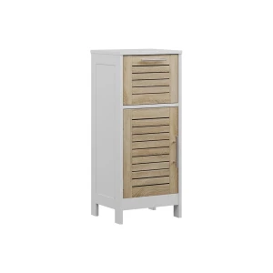 Meuble salle de bain Looma blanc/chêne 35x80cm avec 1 tiroir Vicco