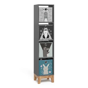 Étagère pour enfants Malia Gris/Artisan 35.2x159.5cm Vitalispa
