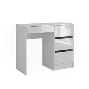Skrivebord Sherry Hvid højglans 90 x 40 cm med skuffer Vicco