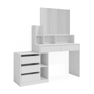 Skrivebord Anja Hvid 139.8 x 40 cm med skuffer Vicco