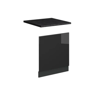 Frontblende Fame-Line Anthrazit Hochglanz 60 cm , AP Anthrazit Vicco