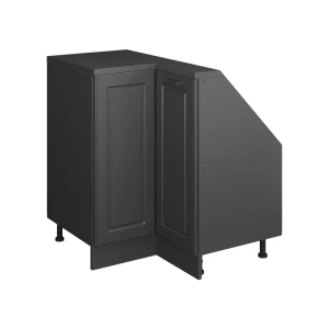 Meuble de cuisine d'angle pour combles R-Line Anthracite campagne 75.6cm avec 1 porte Vicco