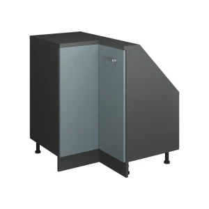 Skab til skrå væg Hjørneskab Rion Blågrå/antracit 75.6 x 81.6 cm med 1 dør Vicco