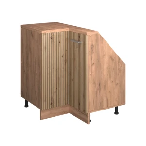 Skab til skrå væg Hjørneskab Rion Artisan eg/Goldkraft eg 75.6 x 81.6 cm med 1 dør Vicco