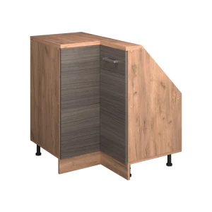 Meuble de cuisine d'angle pour combles R-Line Gris noble 75.6cm avec 1 porte Vicco