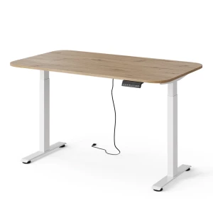Skrivebord Elevate Hvid/Artisan 140 x 80 cm 2 motorer Vicco