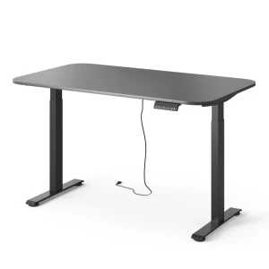 Skrivebord Elevate Sort/Antracit 140 x 80 cm 2 motorer Vicco