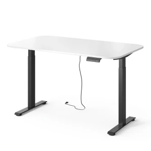 Skrivebord Elevate Sort/hvid 140 x 80 cm 2 motorer Vicco