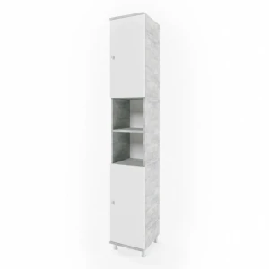 Badeværelsesskab Fynn Beton 30 x 190 cm Vicco