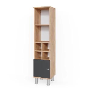 Midi kaappi Fynn antrasiitti 30x130.6 cm pieni ovi Vicco