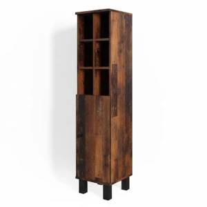 Midt skab Fynn Rustikt egetræ 30 x 130.6 cm stor dør Vicco