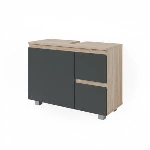 Vask underskab J-Shape Antracit 80 x 60.8 cm Vicco