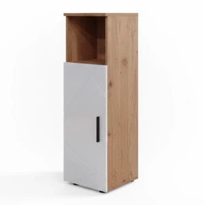 Midt skab Irma Hvid højglans/guld power oak 30 x 95 cm Vicco