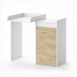 Vaskemaskineskab Alf Hvid 116 x 98 cm med 4 skuffer Vicco