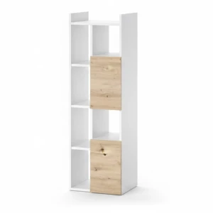 Badeværelsesskab Alf Hvid 36 x 117 cm med 2 skuffer Vicco