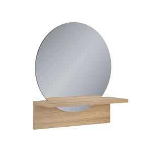 Badeværelsesspejl Elyra Gold power oak 40 x 47.5 cm med hylde Vicco
