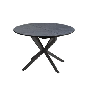 Spisebord Loyd Antracit/Sort 120 x 120 cm Kan udvides Vicco