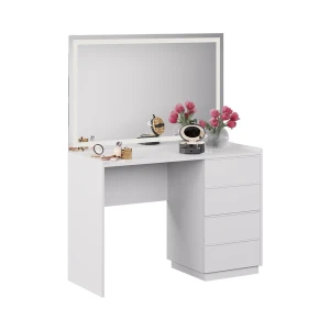 Makeupbord Viktoria Hvid 110 cm 2 dele Vicco