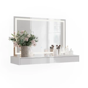Makeupbord Sherry Hvid 120 cm 2 dele Vicco