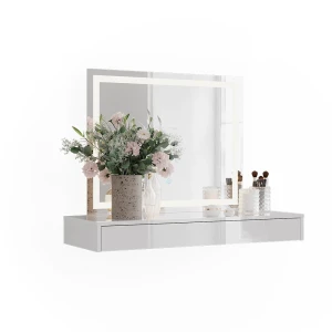 Makeupbord Sherry Hvid 100 cm 2 dele Vicco