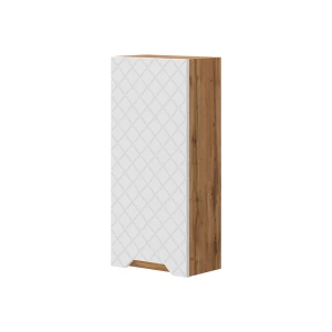 Badeværelsesskab Lotta Eg/hvid med flisestruktur 20 x 72.6 cm Vicco