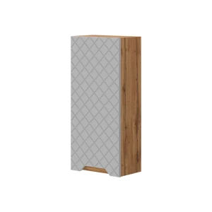 Badeværelsesskab Lotta Eg/grå med flisestruktur 20 x 72.6 cm Vicco