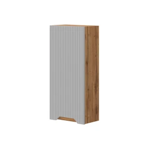 Armoire murale Lotta Chêne/gris rayé 20x72.6cm Vicco