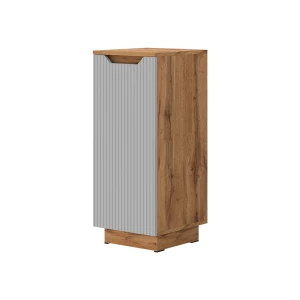 Midi-kaappi Lotta Tammi/harmaa raidallinen 33.4x81.9 cm Vicco