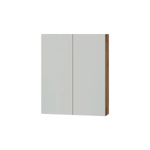 Badeværelsesskab med spejl Lotta Eg 59.7 x 73.2 cm med 2 døre Vicco