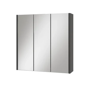 Armoire de toilette Majest Anthracite 67.4x68cm avec 3 portes miroir Vicco