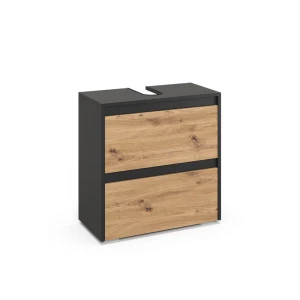 Underskab til badeværelse Majest Antracit/Artisan 60.1 x 62 cm med 2 skuffer Vicco