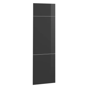 Frontale cucina R-Line Antracite lucido 59.6 x 196 cm frontale del mobile per mobile per frigorifero Vicco
