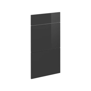 Køkkenfront R-Line Antracit højglans 39.6 x 70.4 cm møbelfront til underskab med skuffer Vicco