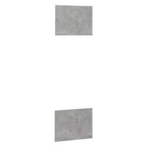 Køkkenfront R-Line Beton 59.6 x 76.6 cm møbelfront til mikrobølgeovnsskabsindbygning Vicco