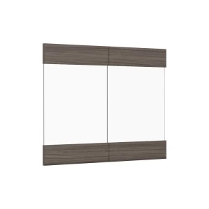 Køkkenfront R-Line Ædel grå 79.2 x 59 cm møbelfront til vægskab med glas Vicco